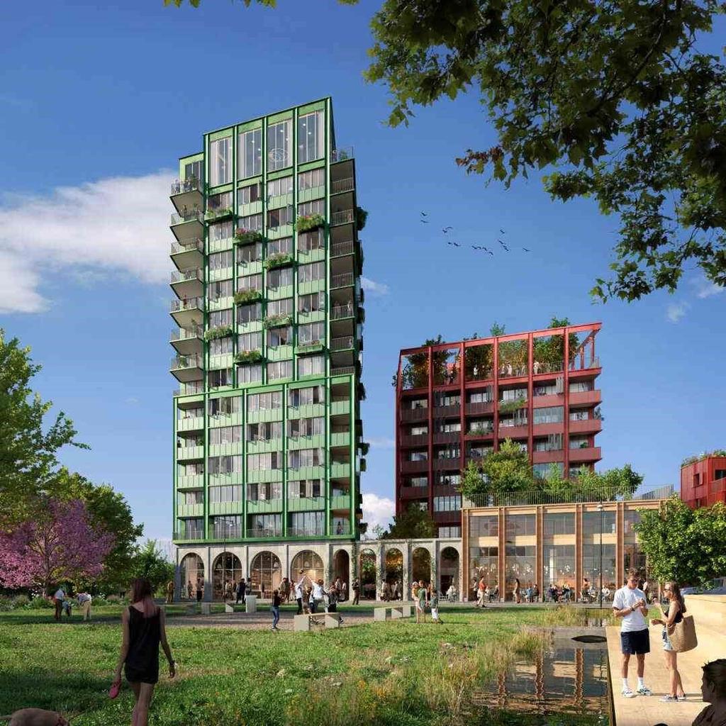 Illustrationsbild av Brf Brandtornet på Pottholmen, avvikelser kan förekomma.