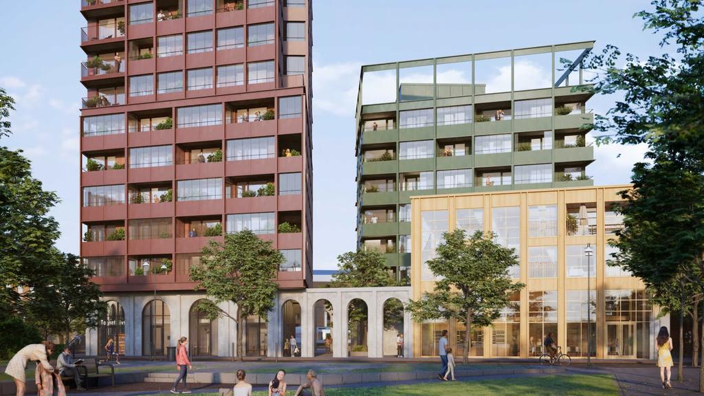 Cykelgarage för hållbar livsstil - 
I Brf Brandtornet vill Riksbyggen underlätta en hållbar livsstil. Därför har de gjort det lätt att ställa cykeln i cykelrummet i markplan. Där finns även föreningens el-lådcykel om du behöver lasta lite mer från affären.