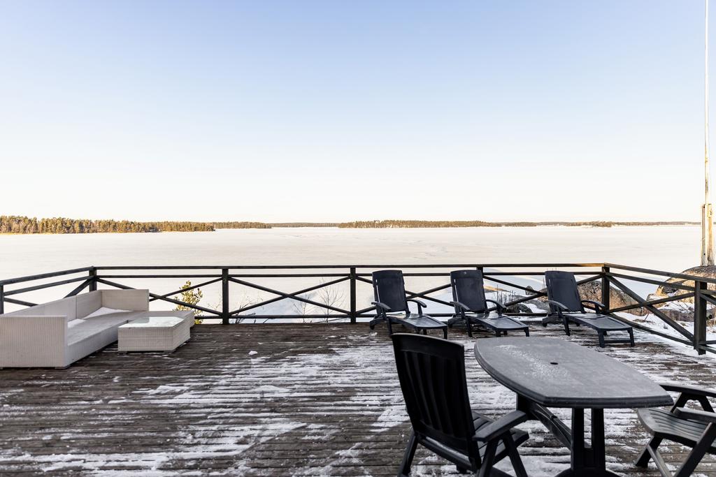 Fantastisk utsikt ut mot skärgården