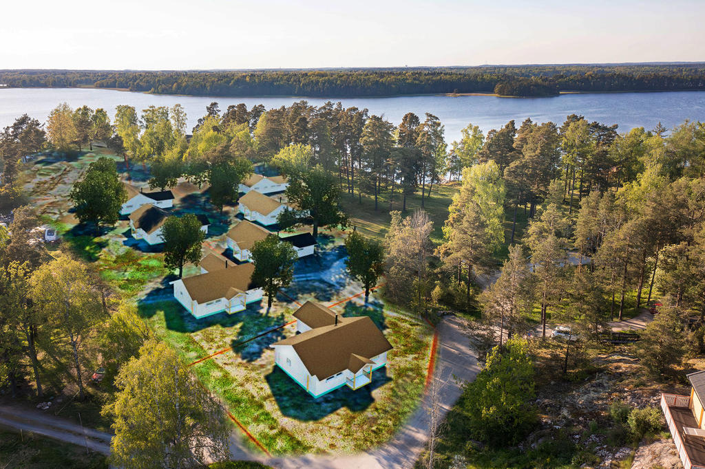 Illustration över tänkbar bebyggelse i området
(Illustration: Peter Lundström)