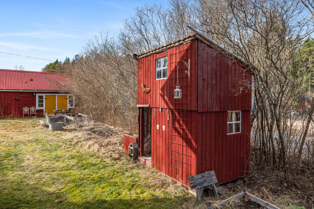 Lekstuga i två etage.