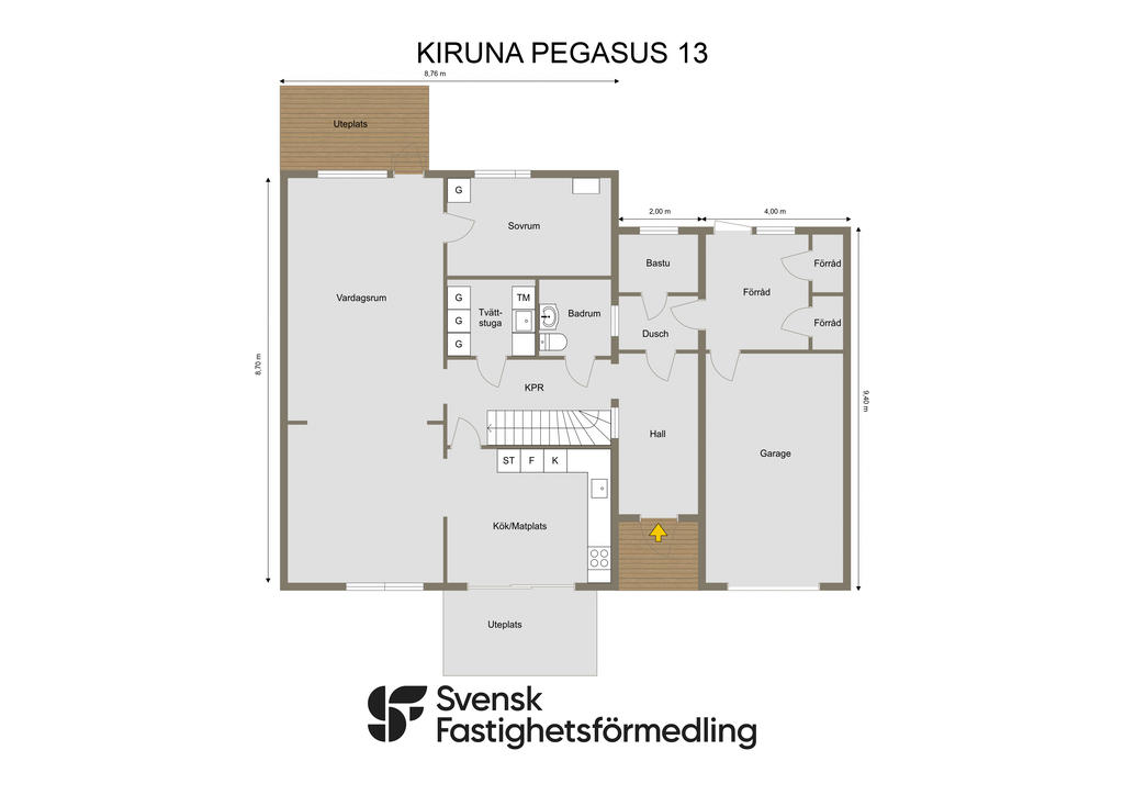 Planritning nedre plan