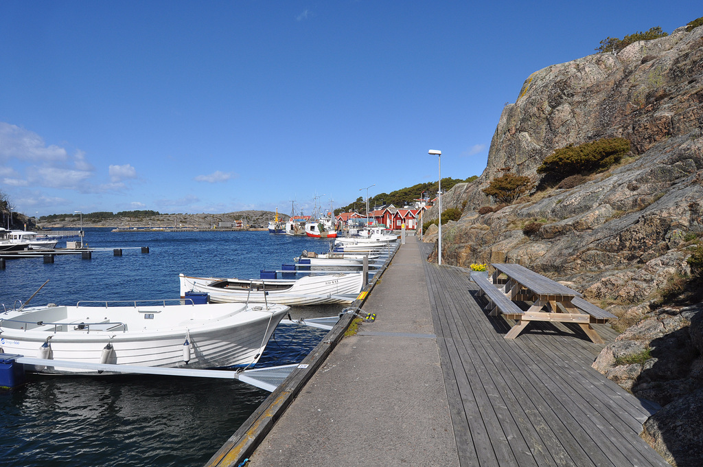 Miljöbild Resö Hamn.