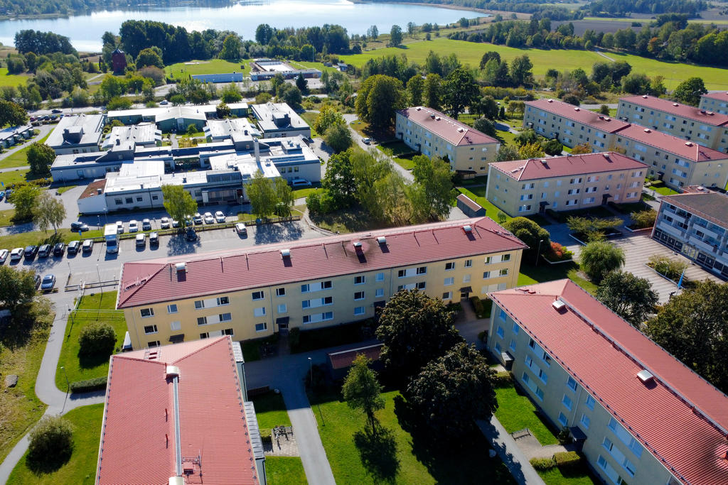 I närområdet finns vacker grönska