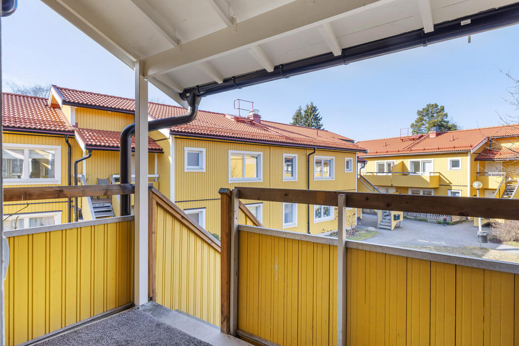 Vy över innergård