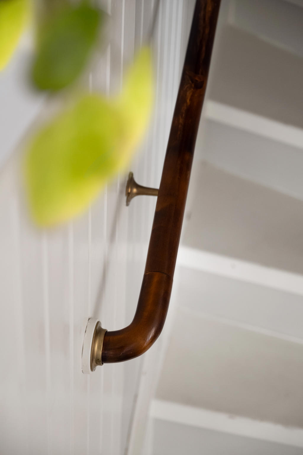 Detaljbild ledstång trapp