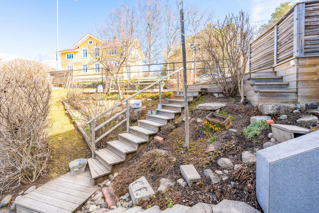 Väl utnyttjad yta i trädgården