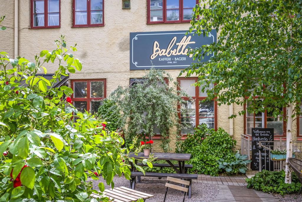 Nära till trevliga Babettes kafferi och bageri
