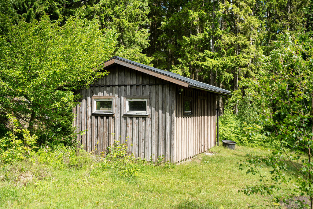 Uthus på tomten