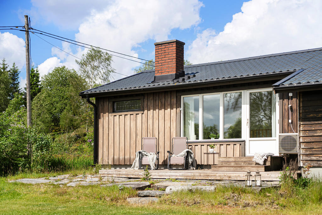 Uteplatsen mot sjön