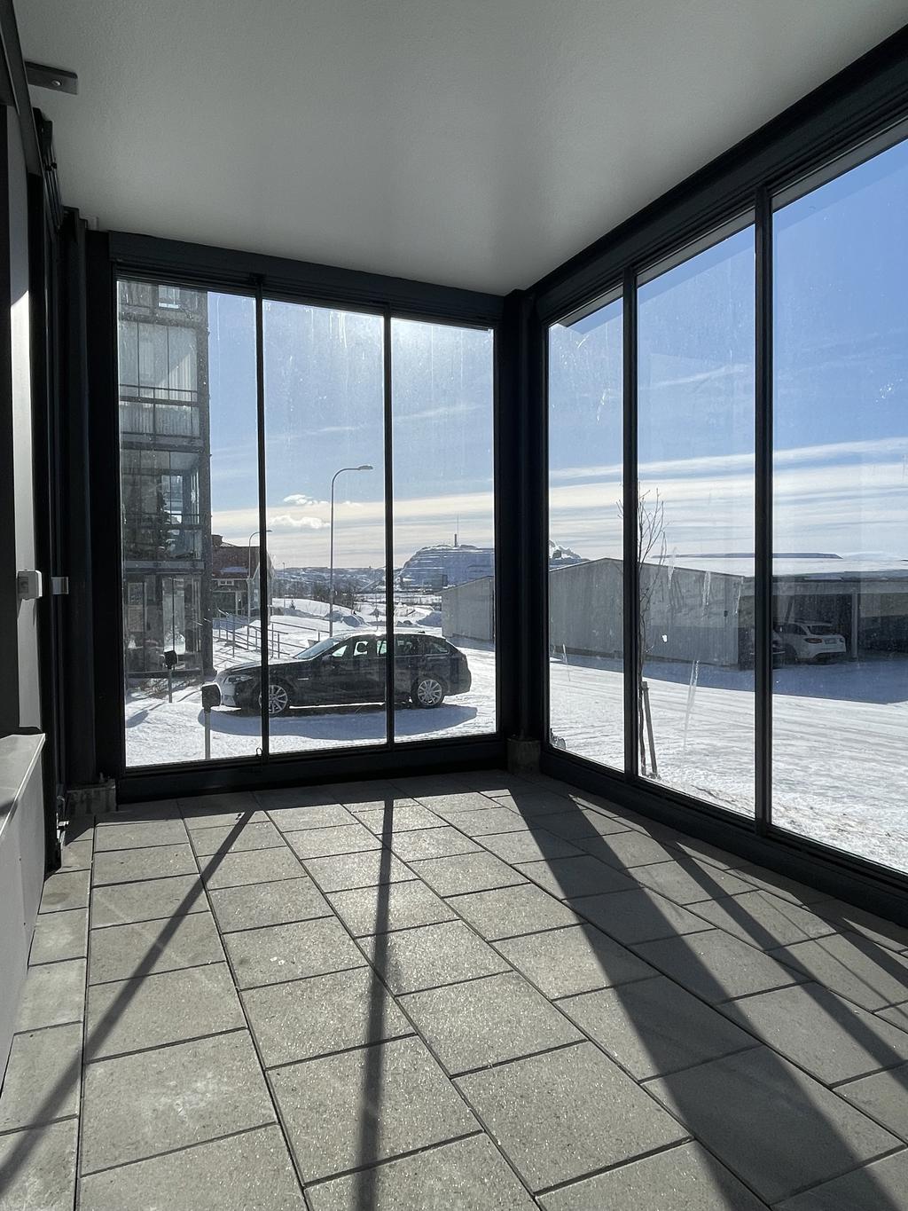 Inglasad uteplats