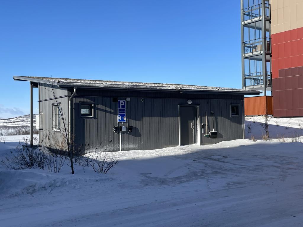 Fin bastubyggnad för föreningens medlemmar