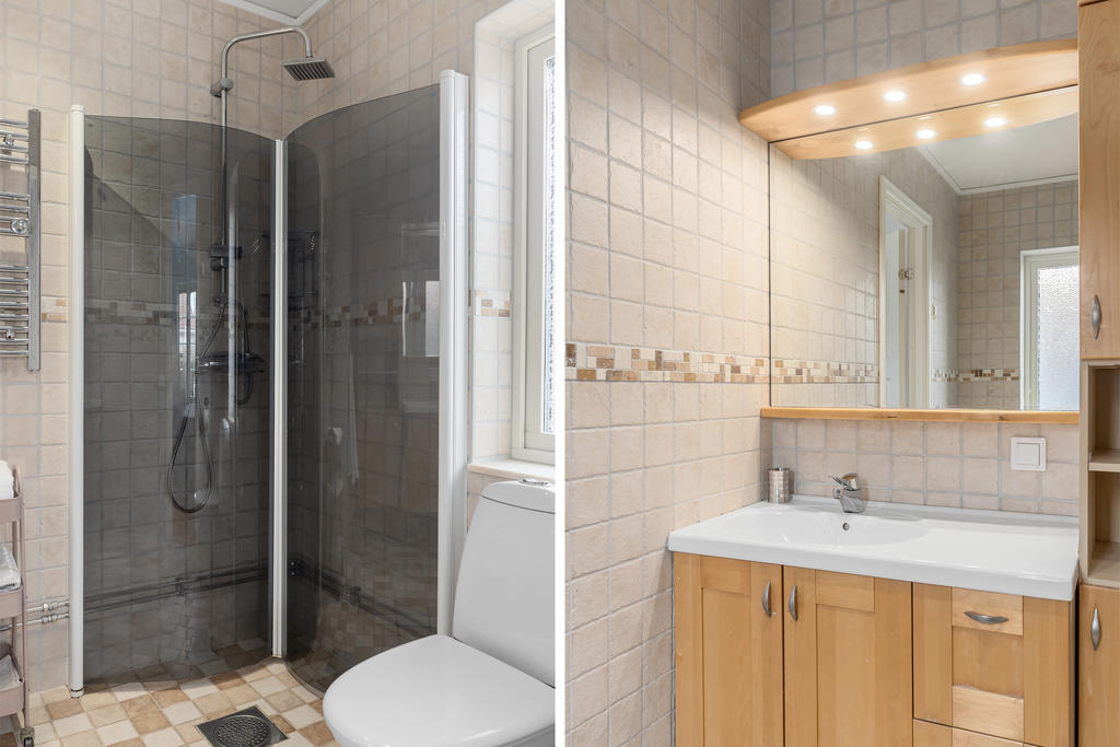 Badrum i anslutning till sovrum 3