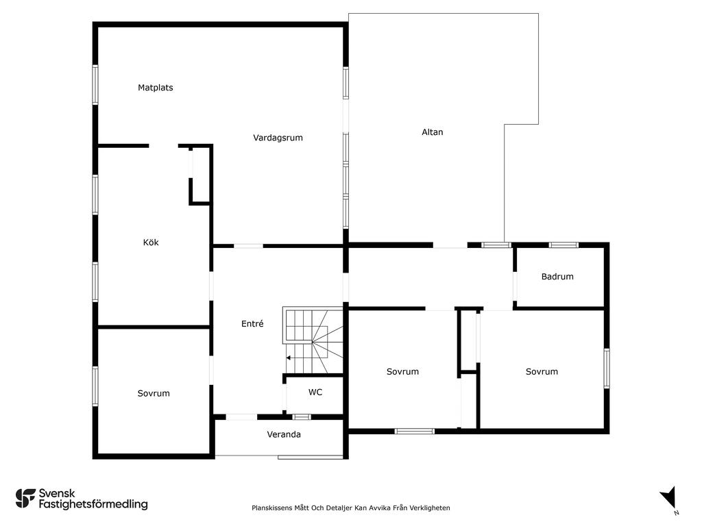 Planritning entréplan