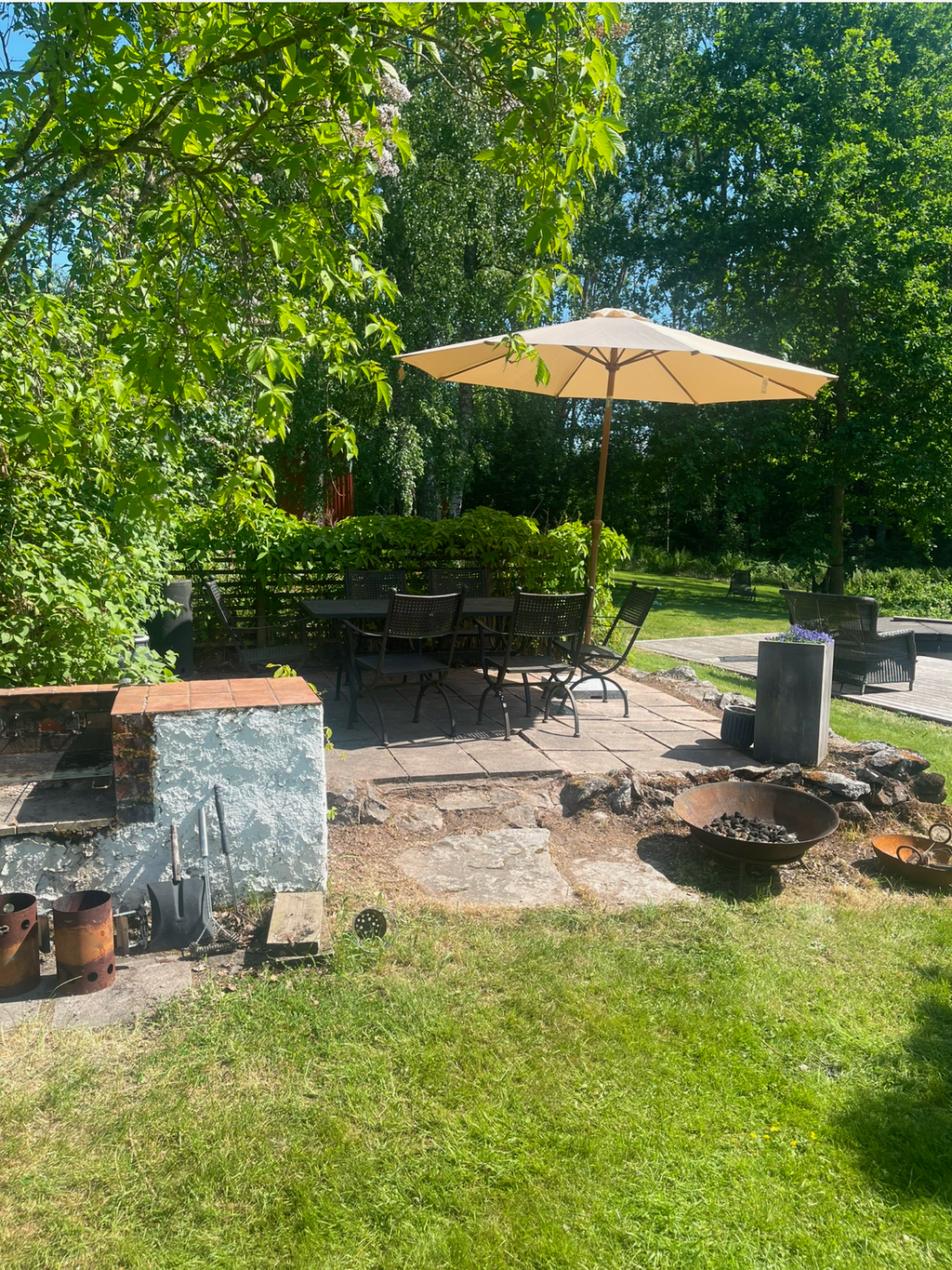 Sommar på altanen, ägarbild