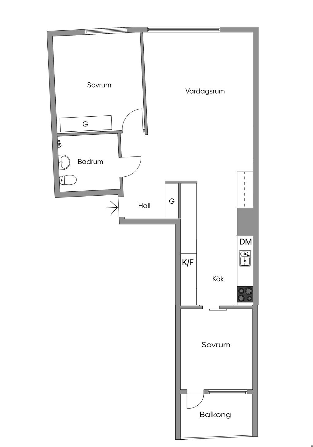 Alternativ planlösning