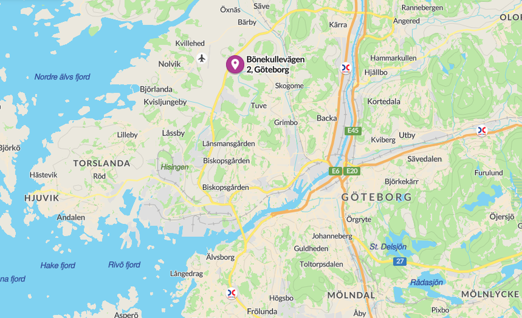 Närhet till Hisingsleden, Göteborg