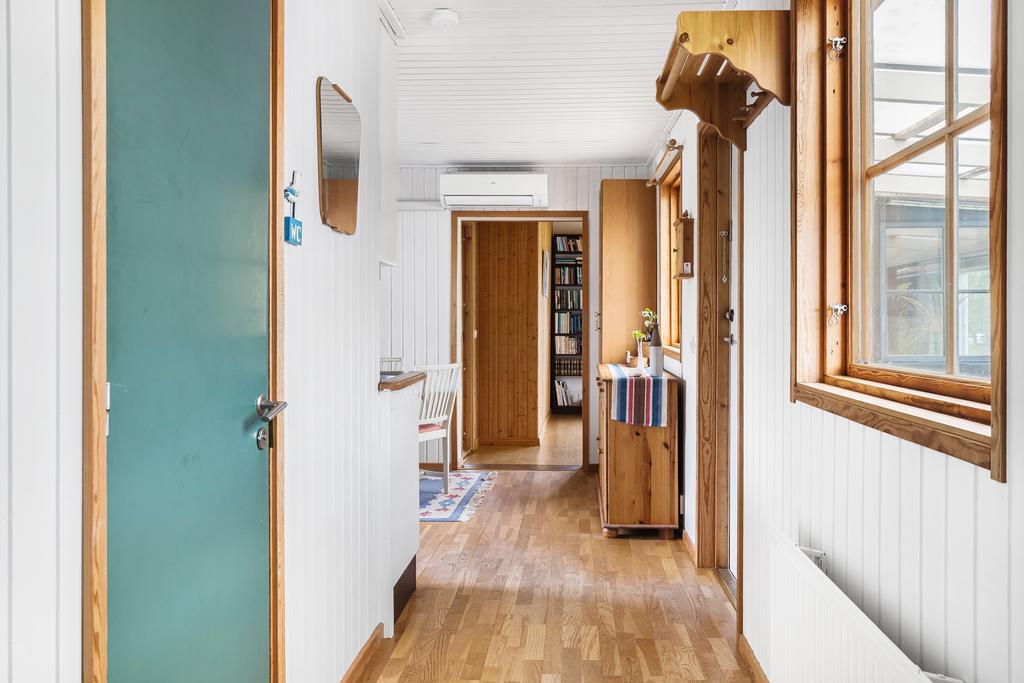 Passage med plats för ytterkläder 