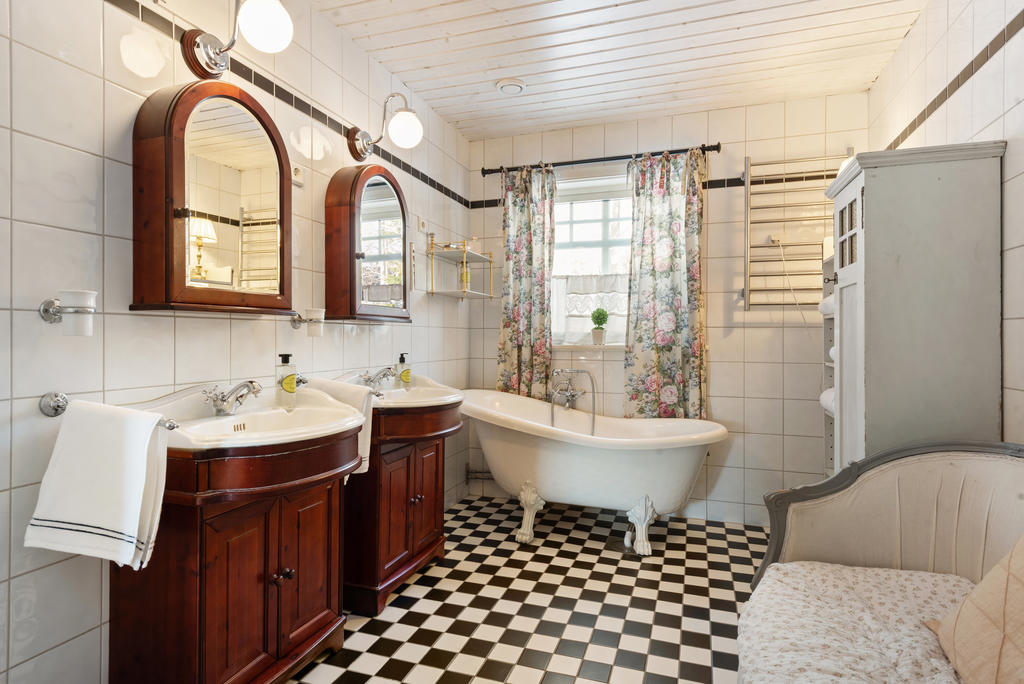 Lyxigt och rymligt badrum