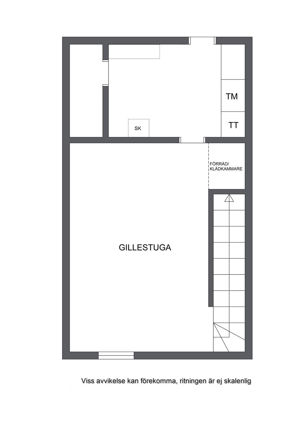 Gillestuga/sovrum