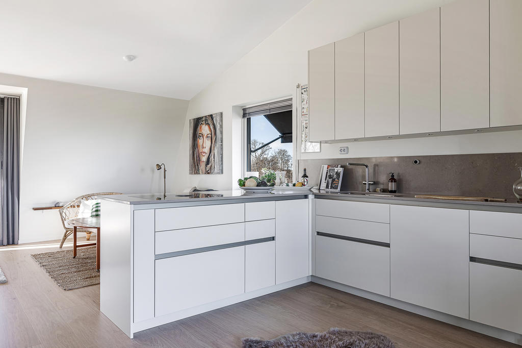 Praktiskt och smakfullt inrett kök