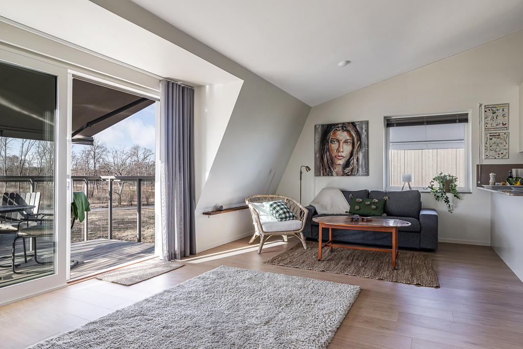 Underbar balkong i söderläge