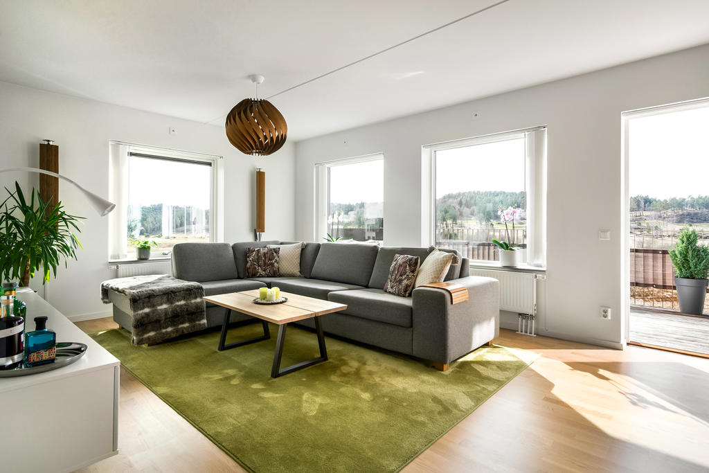 Plats för större soffa