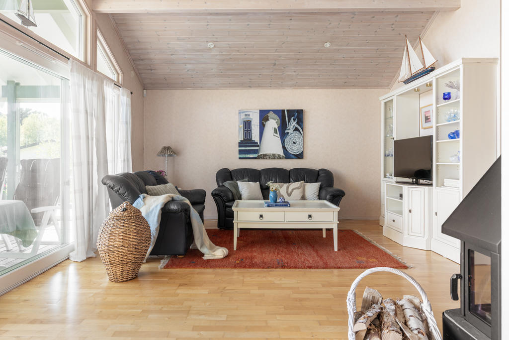 Plats för soffa och tv-möbel