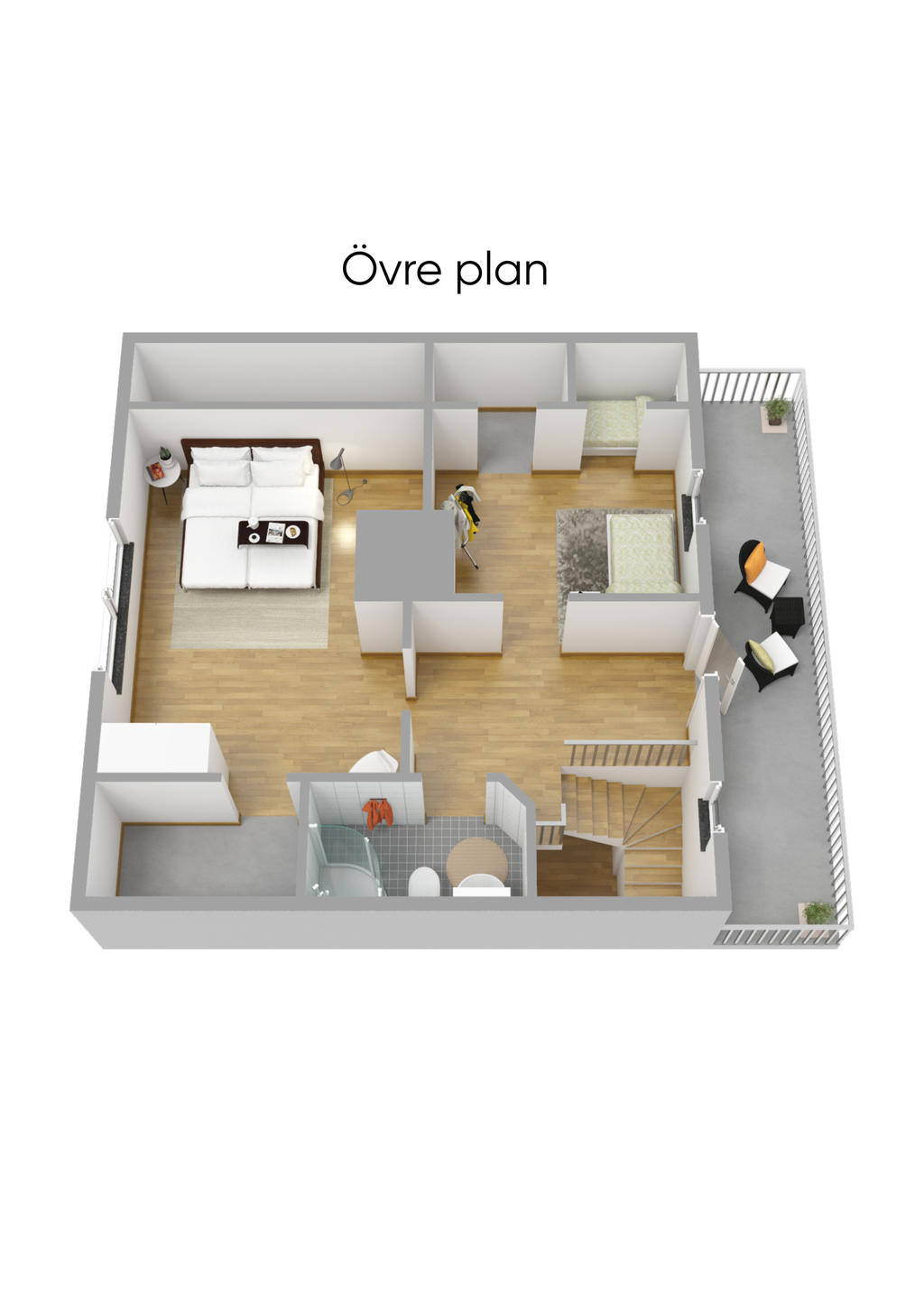 Övre plan 3D