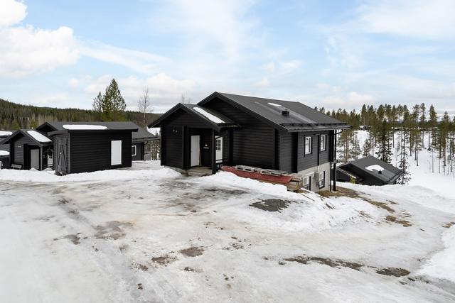 Entrésida med uppfart