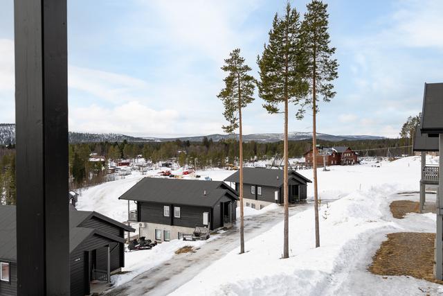 Utsikt mot skidbacken