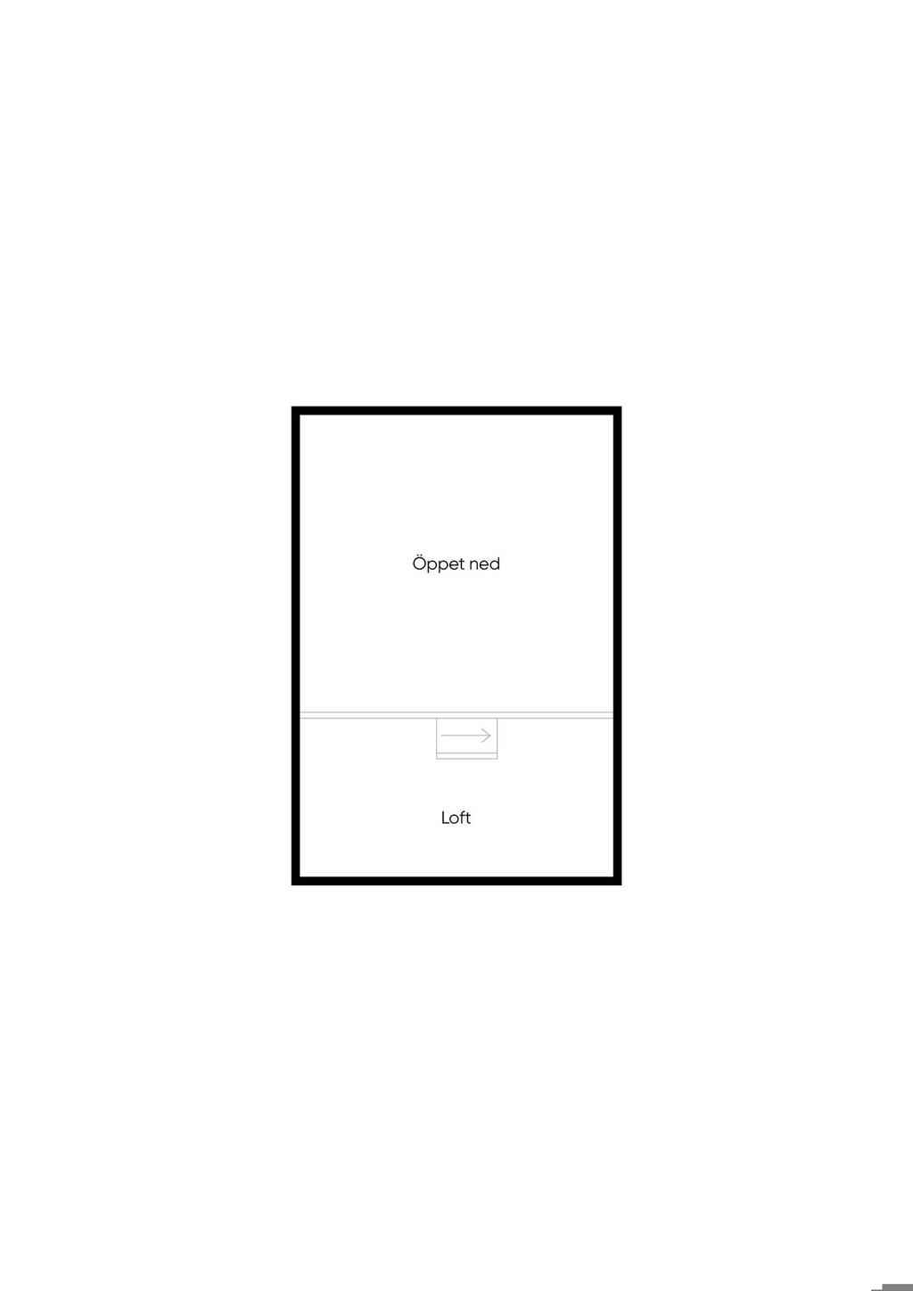 Planritning, loft