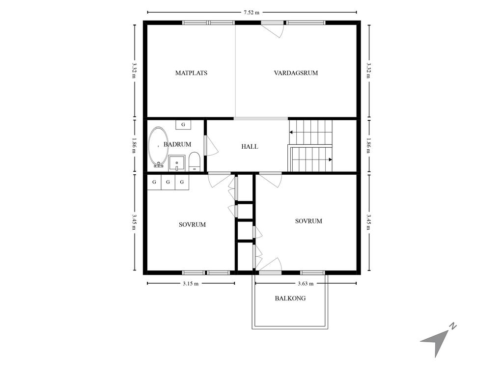 Övre plan