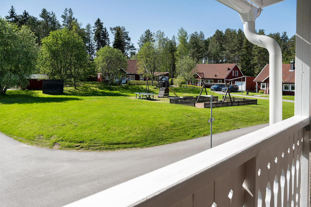 Med utsikt över parken. 