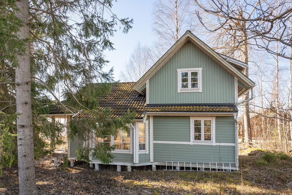 Baksidan av huset