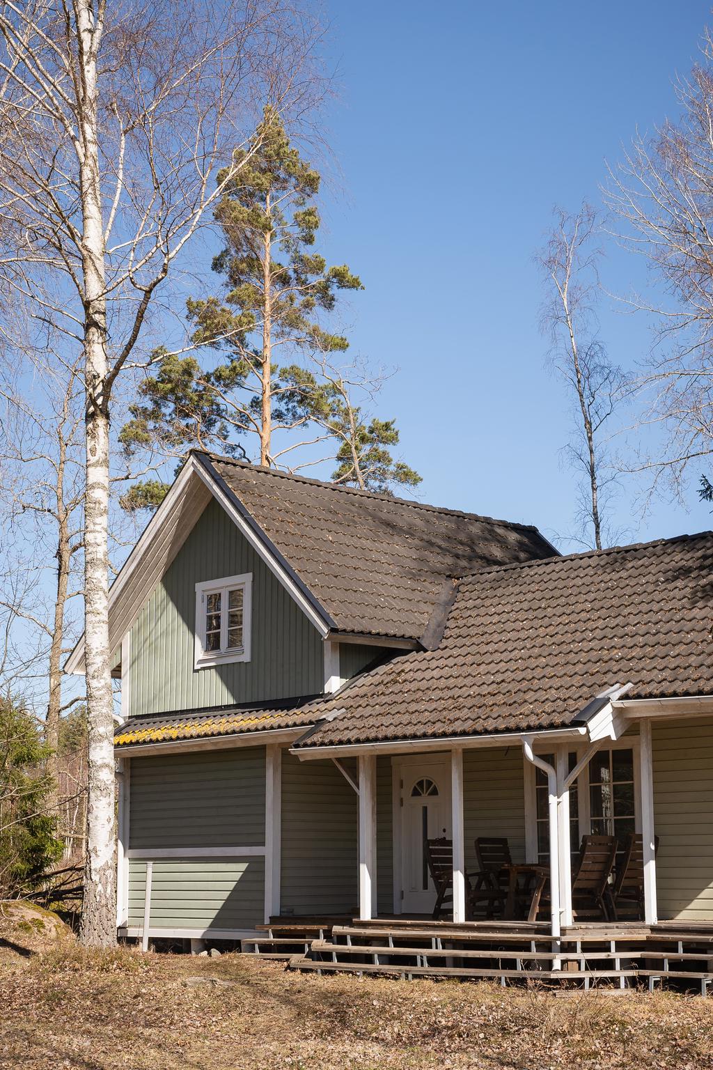 Huset stod färdigt 2005, byggt med lösvirke & en egen ritning