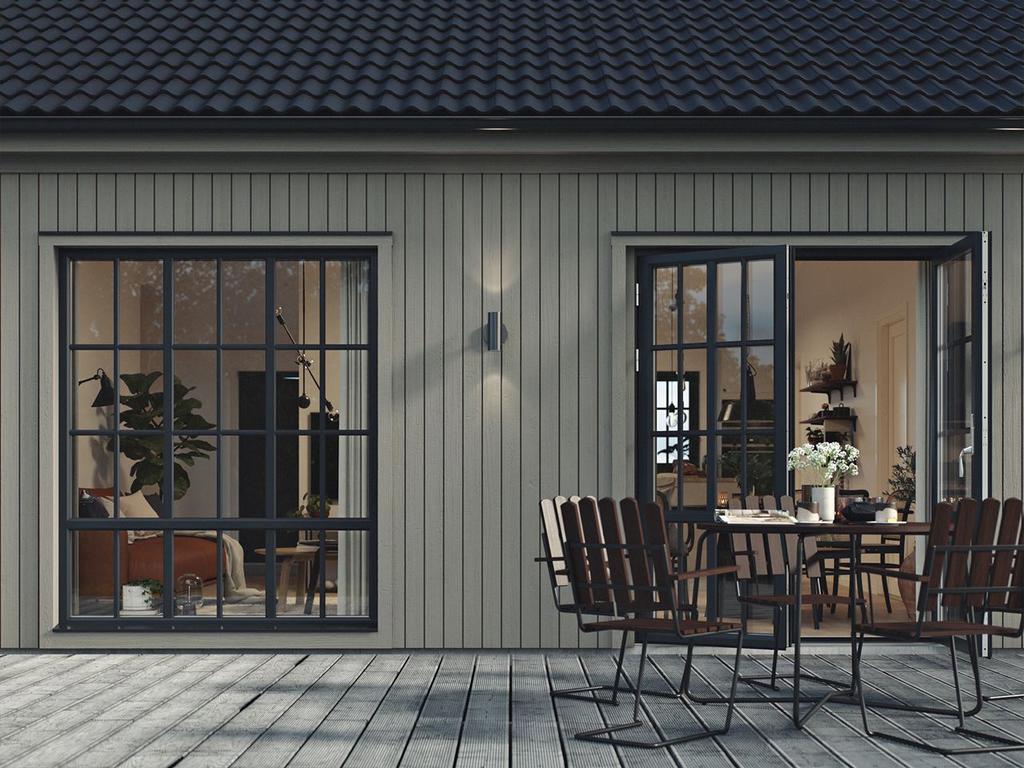 Kvalitativa materialval rätt igenom i hela bostaden (exempelbild)
