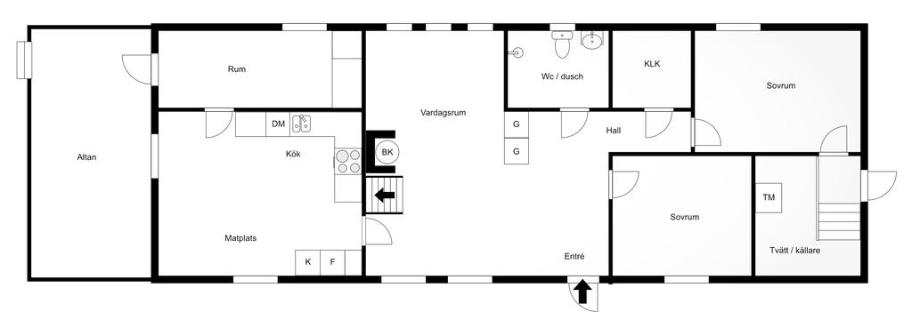 Planlösning entréplan