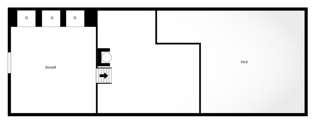 Planlösning sovloft