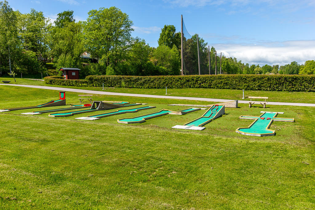 Bangolf vid golfbanan
