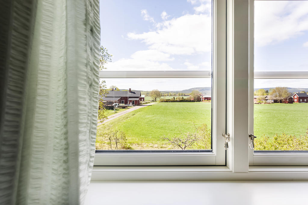 Utsikt från sovrumsfönstret