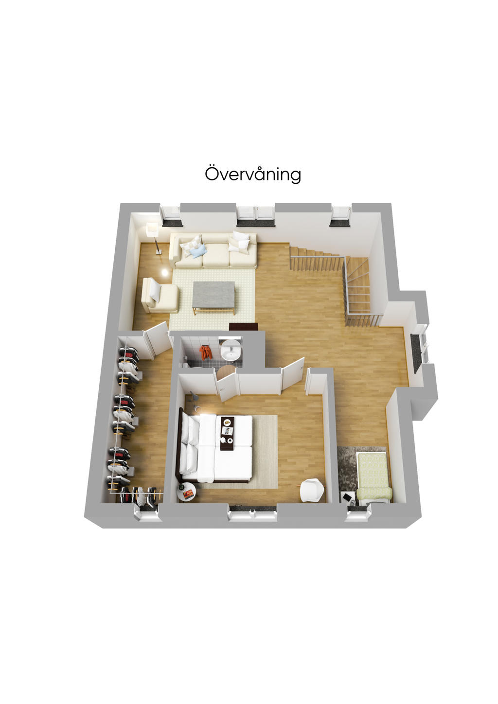 Planlösning Bostadshuset