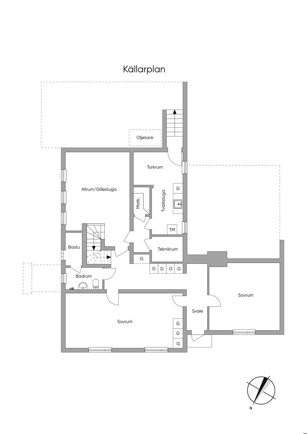 Planlösning Källarplan
