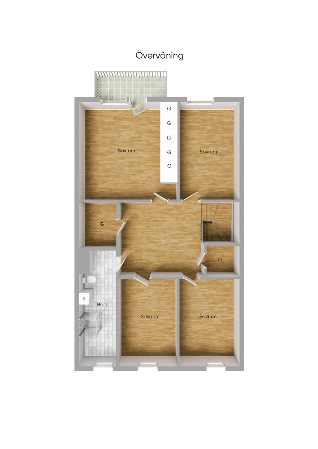 Övre plan