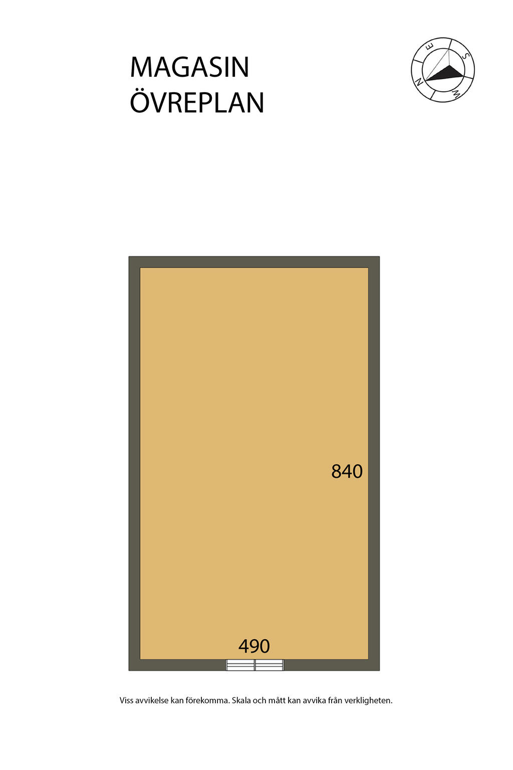 Magasin, övre plan
