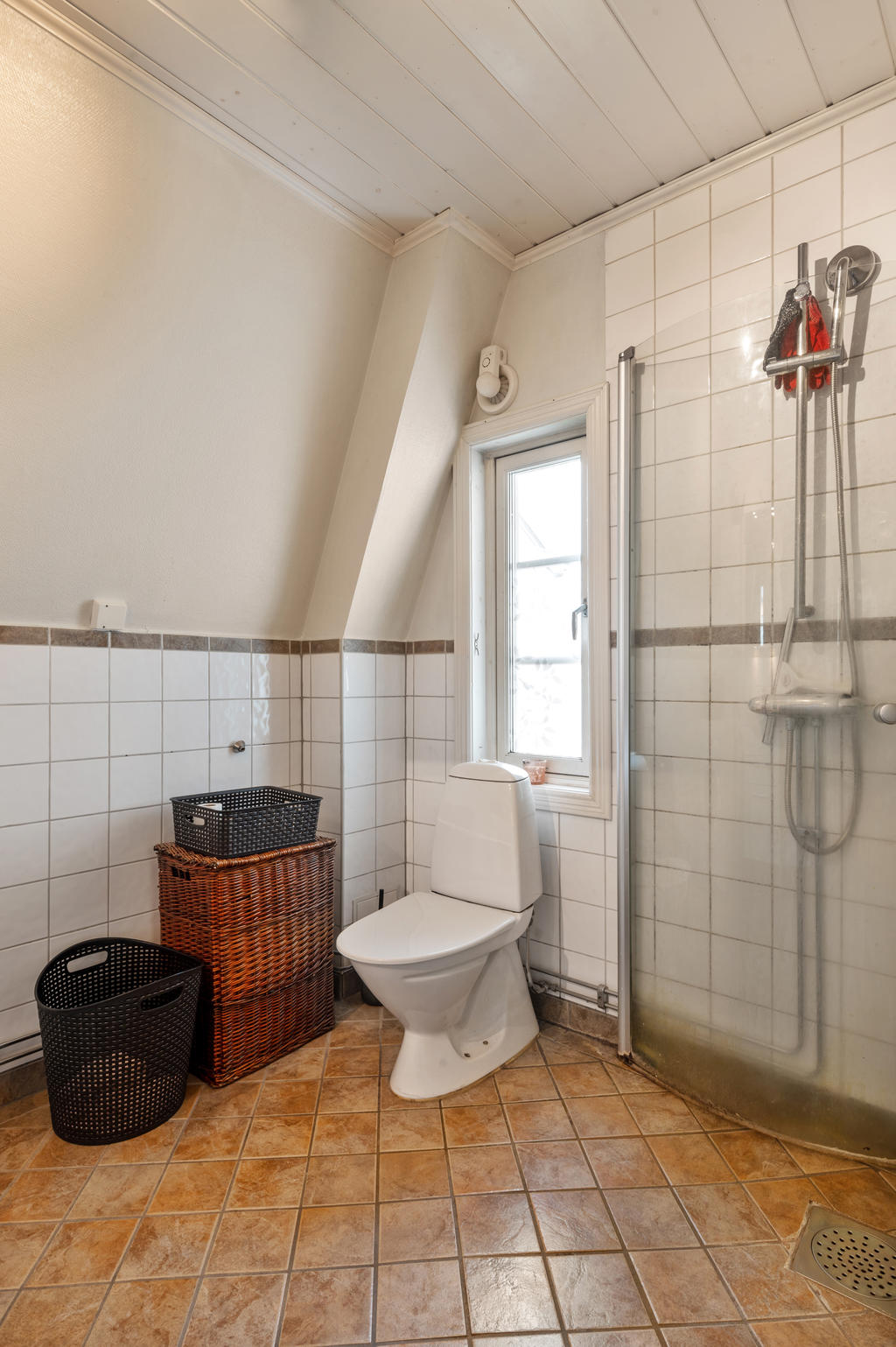 Duschrummet på övervåningen