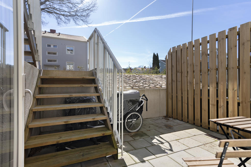 Trappan mellan altanerna