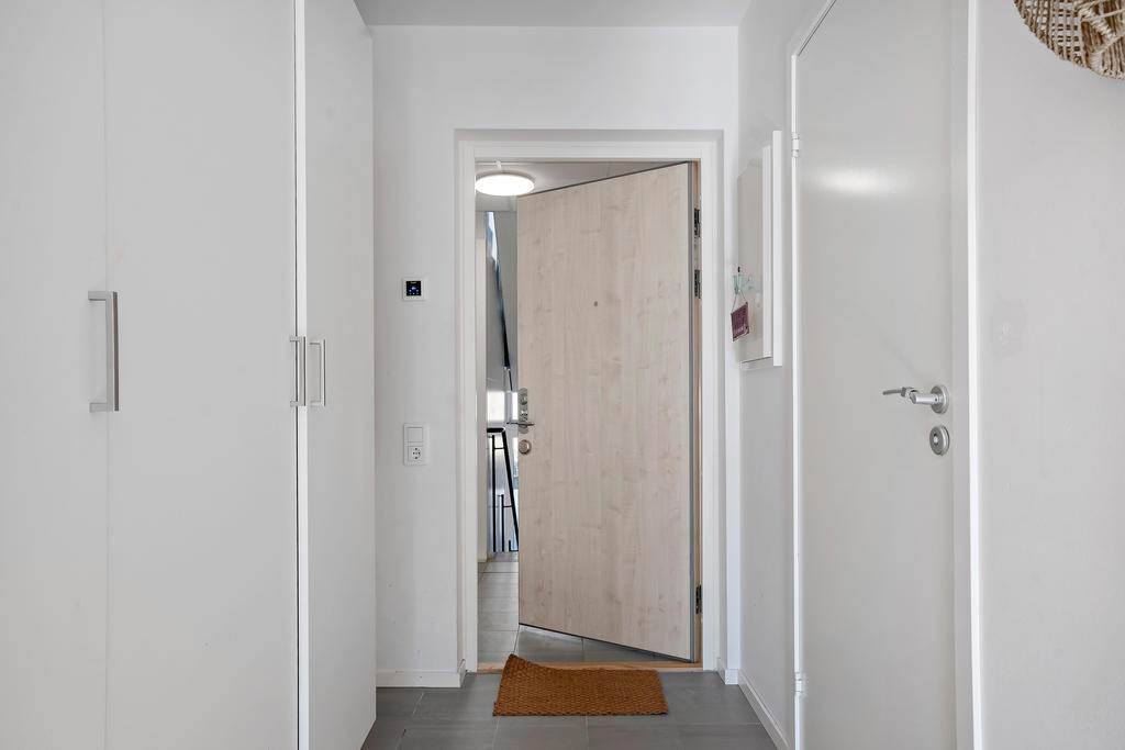 Entré med klinkergolv