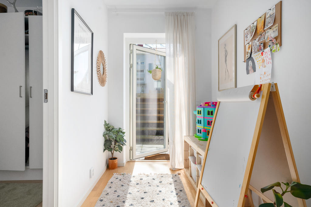 Nedre utgången till altanen