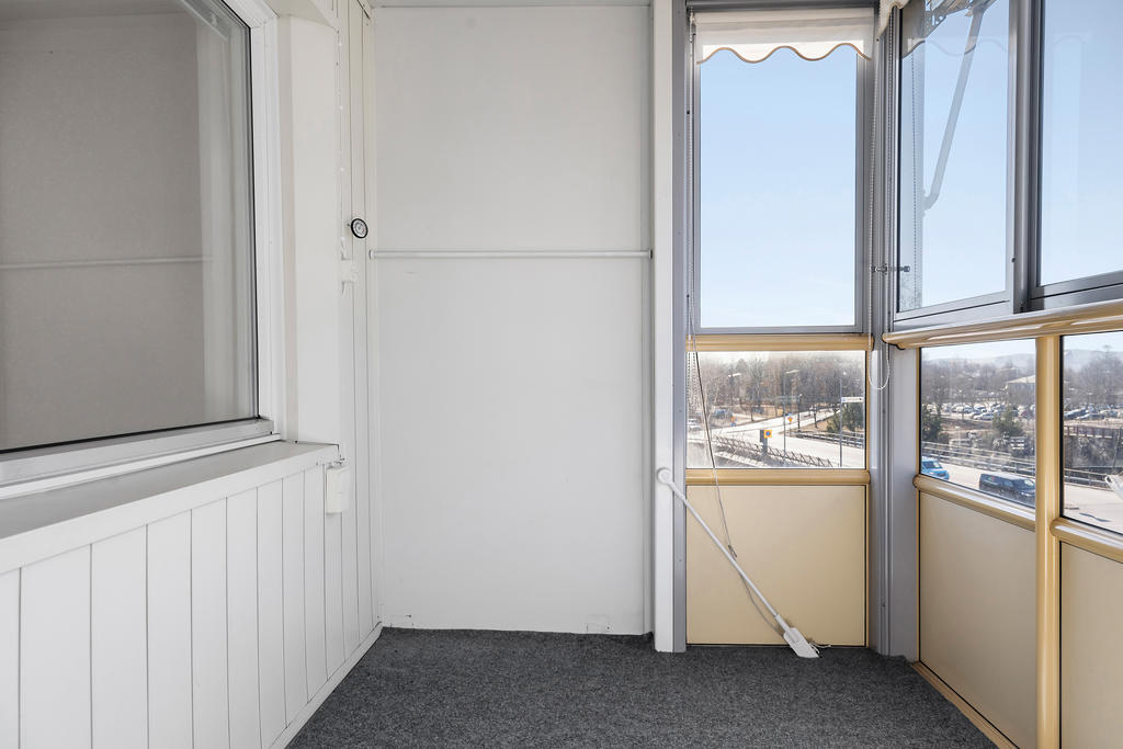 Inglasad balkong i västerläge